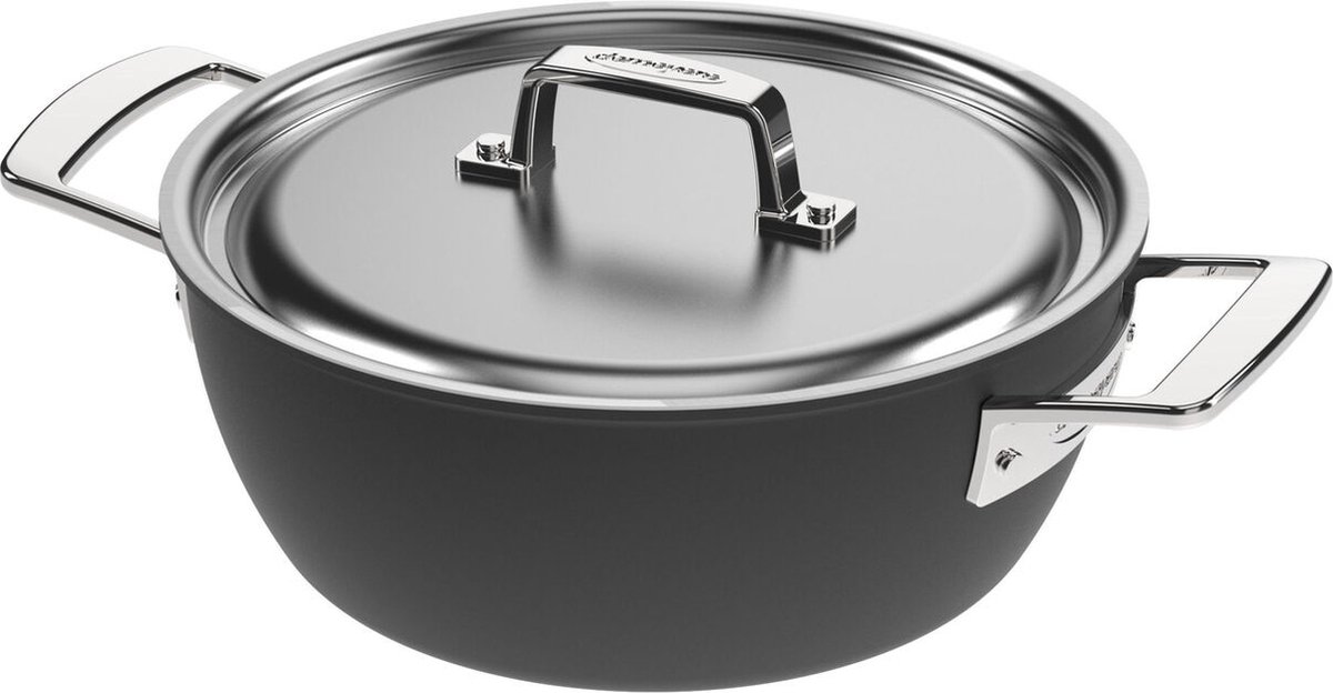Demeyere Black 5 Conische Braadpan, 24cm